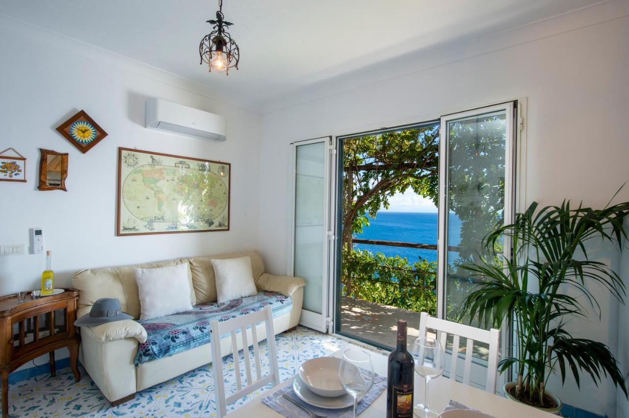 Sea Side Solandra Apartman Praiano Kültér fotó
